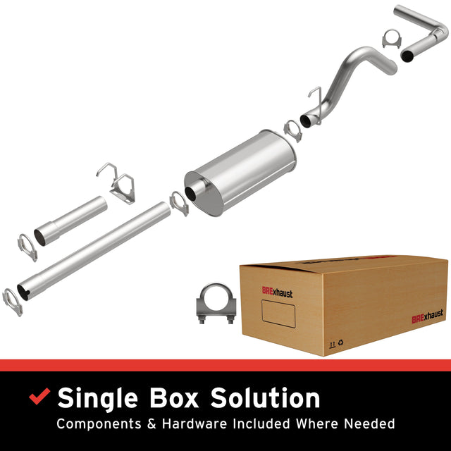 BRExhaust 1992-1996 Dodge Dakota Direct-Fit Replacement Exhaust System BRExhaust Exhaust System Kit  AXOPROS