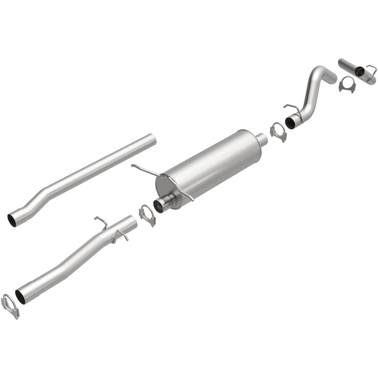 BRExhaust 2000-2003 Dodge Dakota Direct-Fit Replacement Exhaust System BRExhaust Exhaust System Kit  AXOPROS