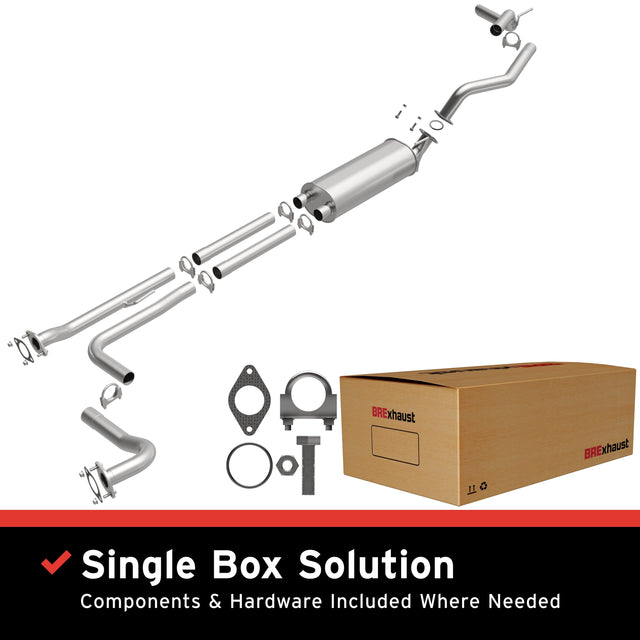 BRExhaust Direct-Fit Replacement Exhaust System 106-0742 BRExhaust Exhaust System Kit  AXOPROS