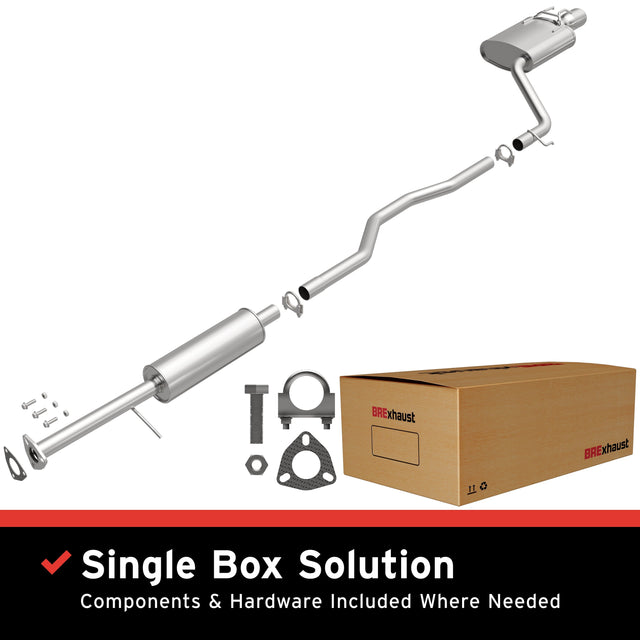 BRExhaust 2013-2017 Honda Accord 2.4L Direct-Fit Replacement Exhaust System BRExhaust Exhaust System Kit  AXOPROS