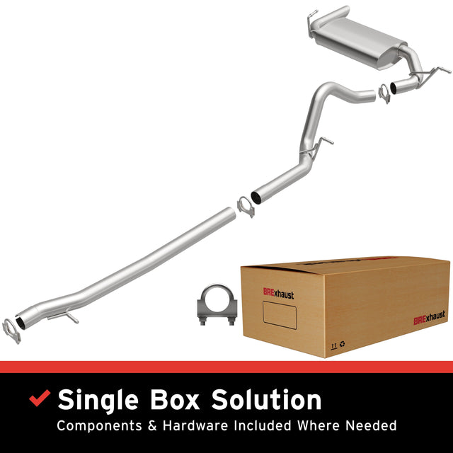 BRExhaust 2012-2018 Jeep Direct-Fit Replacement Exhaust System BRExhaust Exhaust System Kit  AXOPROS