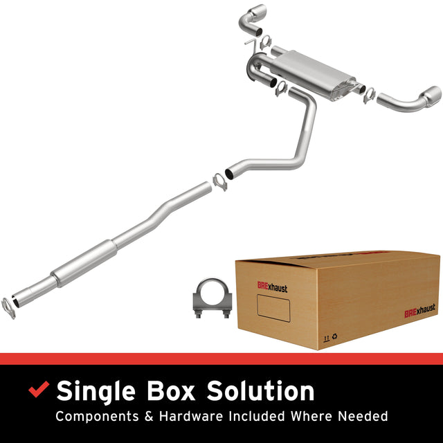 BRExhaust 2014-2022 Jeep Cherokee 3.2L Direct-Fit Replacement Exhaust System BRExhaust Exhaust System Kit  AXOPROS