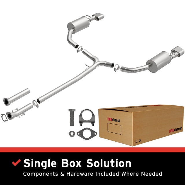 BRExhaust 2011-2016 Kia Optima Direct-Fit Replacement Exhaust System BRExhaust Exhaust System Kit  AXOPROS