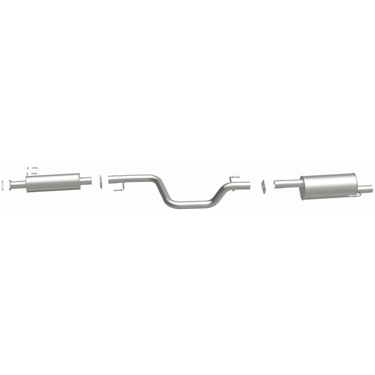 BRExhaust 2012-2016 Chevrolet Sonic 1.8L Direct-Fit Replacement Exhaust System BRExhaust Exhaust System Kit  AXOPROS