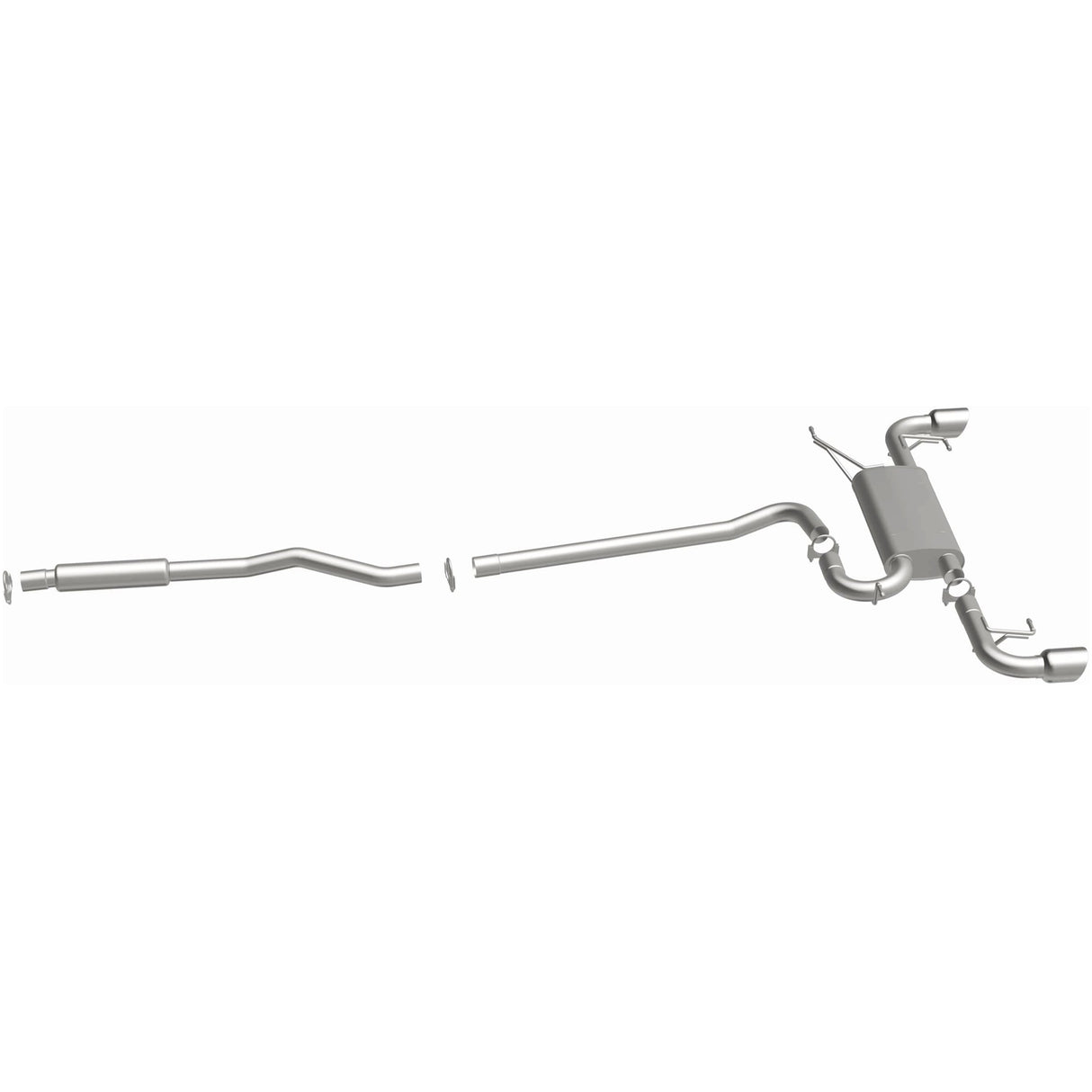 BRExhaust 2014-2017 Mazda 6 2.5L Direct-Fit Replacement Exhaust System BRExhaust Exhaust System Kit  AXOPROS
