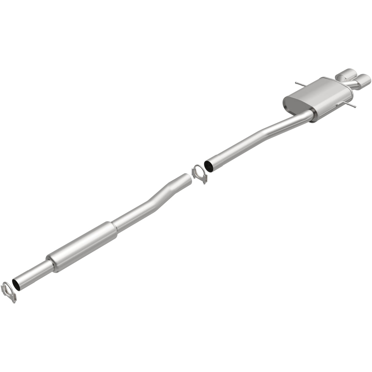 BRExhaust 2007-2014 Mini Cooper 1.6L Direct-Fit Replacement Exhaust System BRExhaust Exhaust System Kit  AXOPROS