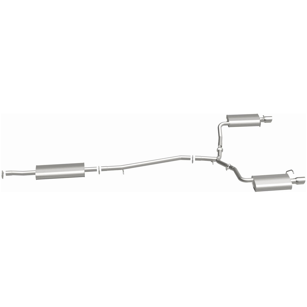 BRExhaust 2013-2019 Ford Flex 3.5L Direct-Fit Replacement Exhaust System BRExhaust Exhaust System Kit  AXOPROS