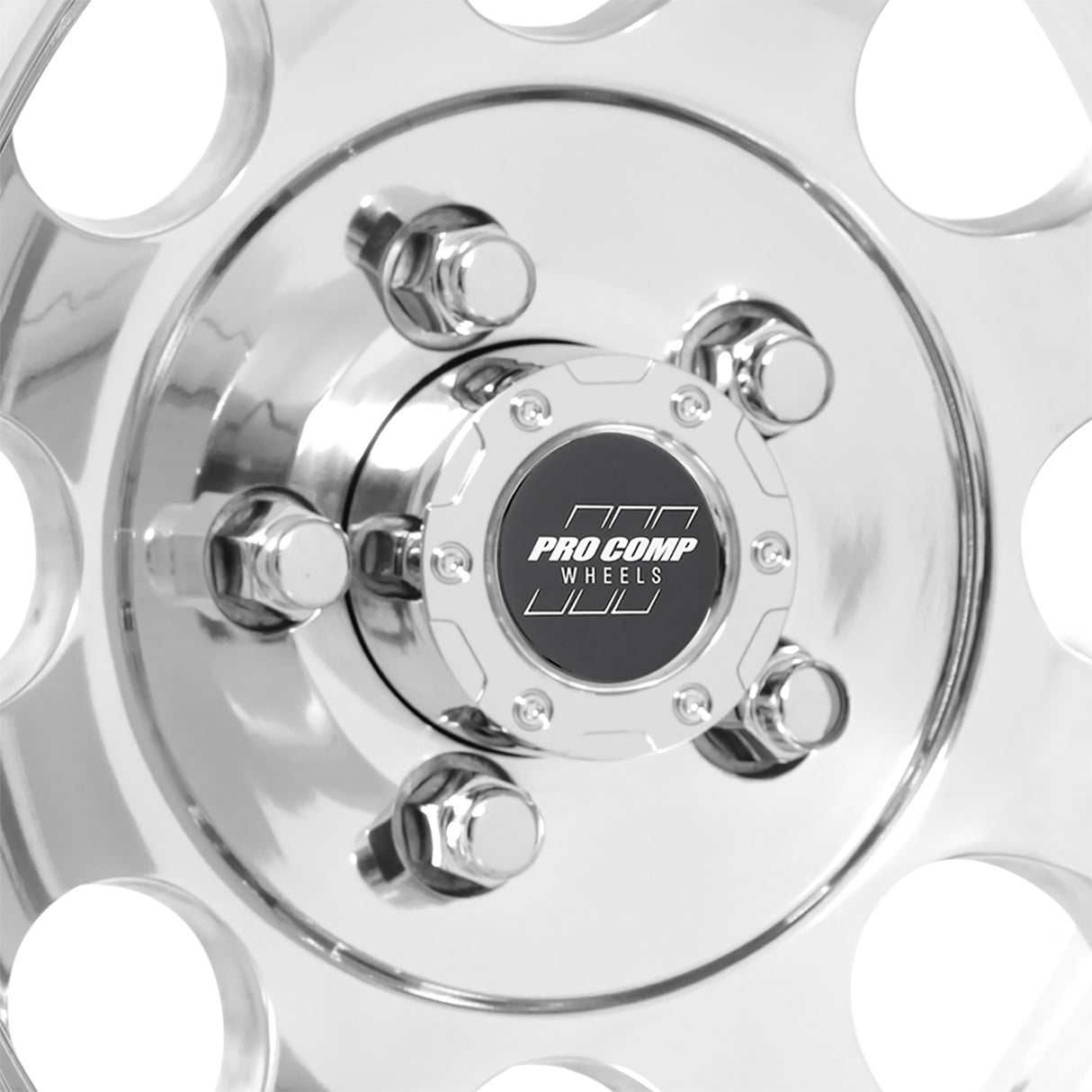 Vintage Polished 17x9 5x4.5 4.75BS Offset -6mm Cap P/N 7327041 Pro Comp Wheel  AXOPROS
