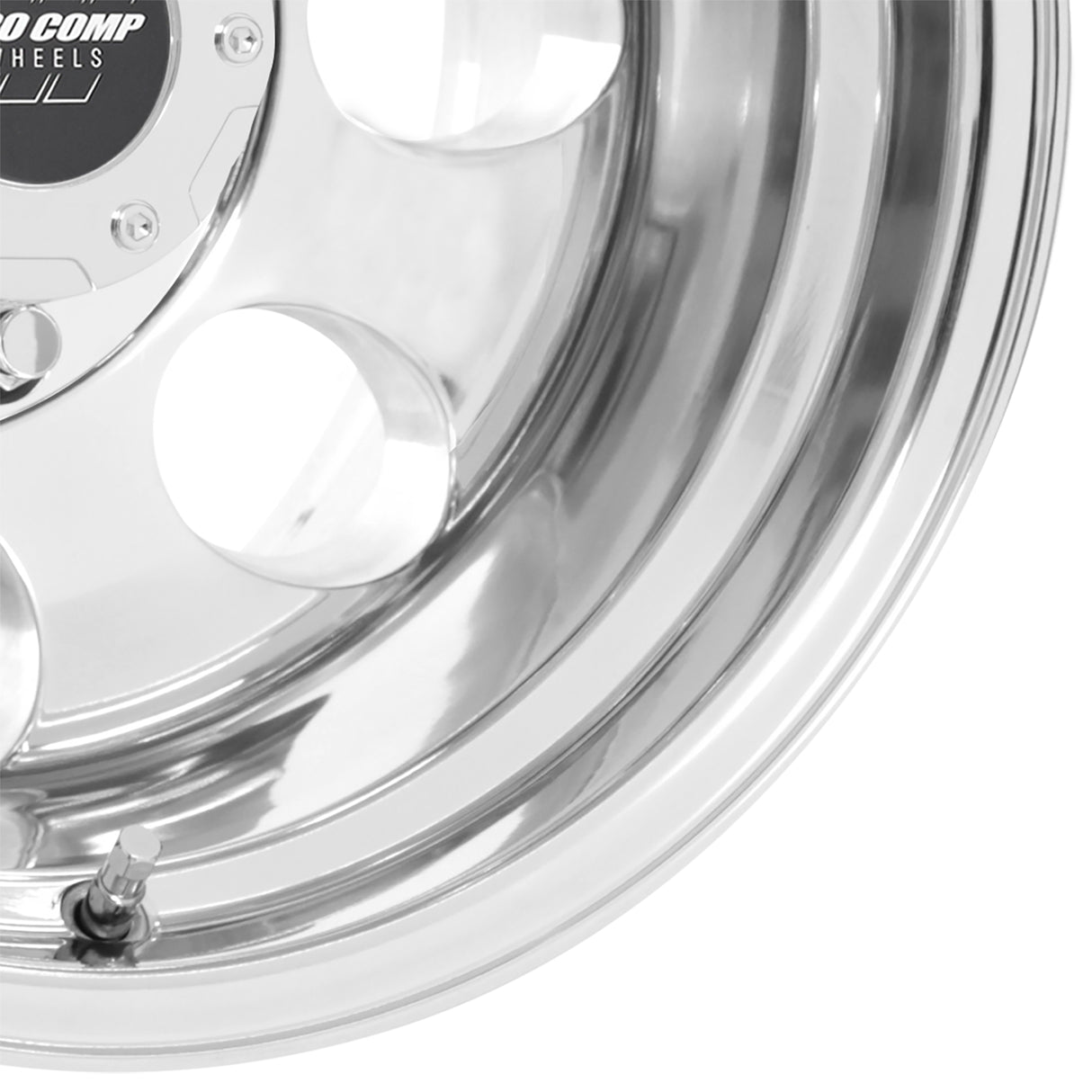 Vintage Polished 18x9 8x6.5 4.75BS Offset -6mm Cap P/N 7515041 Pro Comp Wheel  AXOPROS