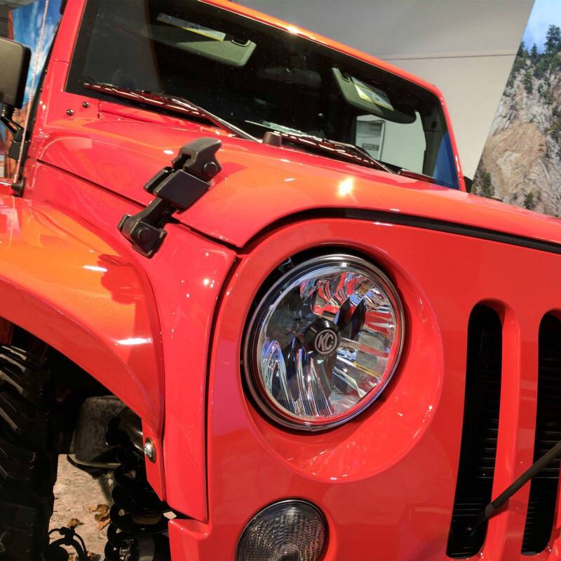 KC HiLiTES 07-18 Jeep JK (Not for Rubicon/Sahara) 7in. Gravity LED DOT Headlight (Pair Pack System) KC HiLiTES Headlights  AXOPROS