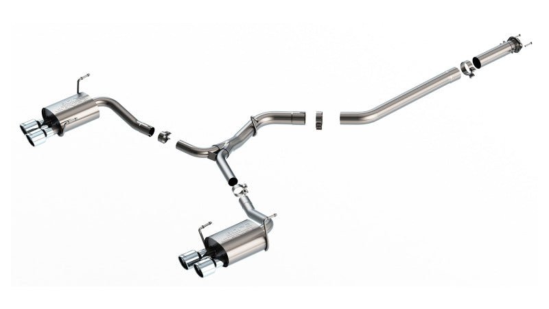 Borla 2022 Subaru WRX 2.4L Turbo AT/MT AWD S-Type Catback Exhaust Polished Tips Borla Catback  AXOPROS