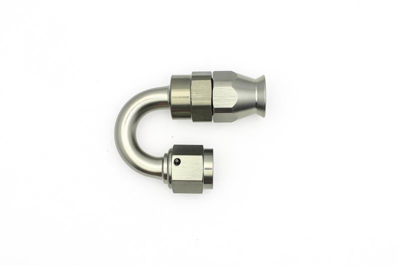 DeatschWerks 6AN Female Swivel 180-Degree Hose End PTFE (Incl. 1 Olive Insert) DeatschWerks Fittings  AXOPROS