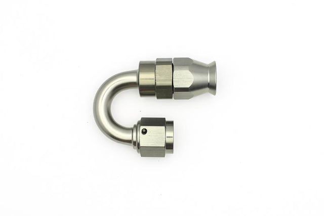 DeatschWerks 6AN Female Swivel 180-Degree Hose End PTFE (Incl. 1 Olive Insert) DeatschWerks Fittings  AXOPROS