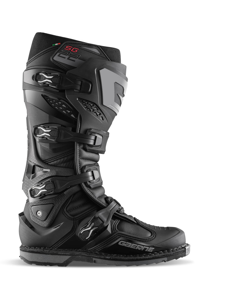 Gaerne SG22 Boot Black Size - 9 Gaerne Motorcycle Boots  AXOPROS