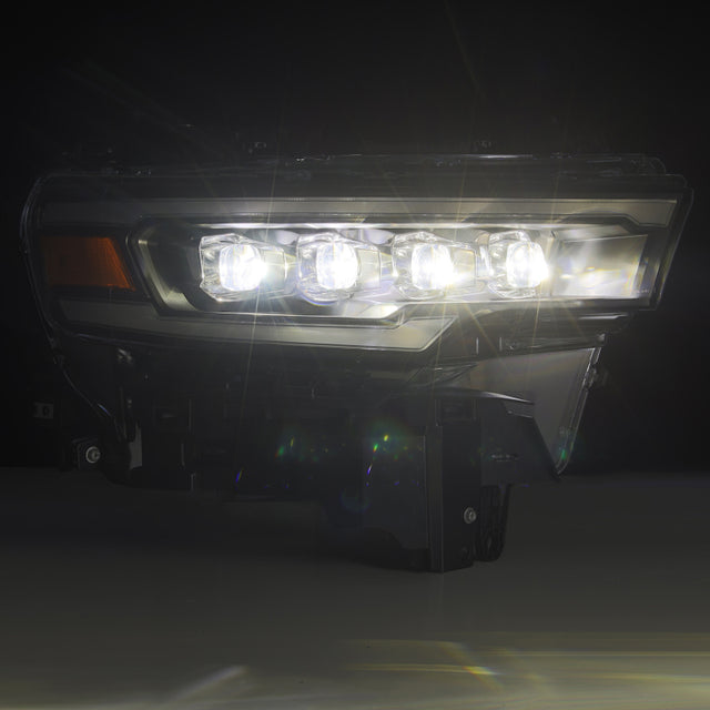 AlphaRex AlphaRex 25-26 Dodge Ram 1500 NOVA LED Proj Headlights- Black w/Activ Lit/ Seq Signal/Switchbk DRL Headlights aftermarket performance part
