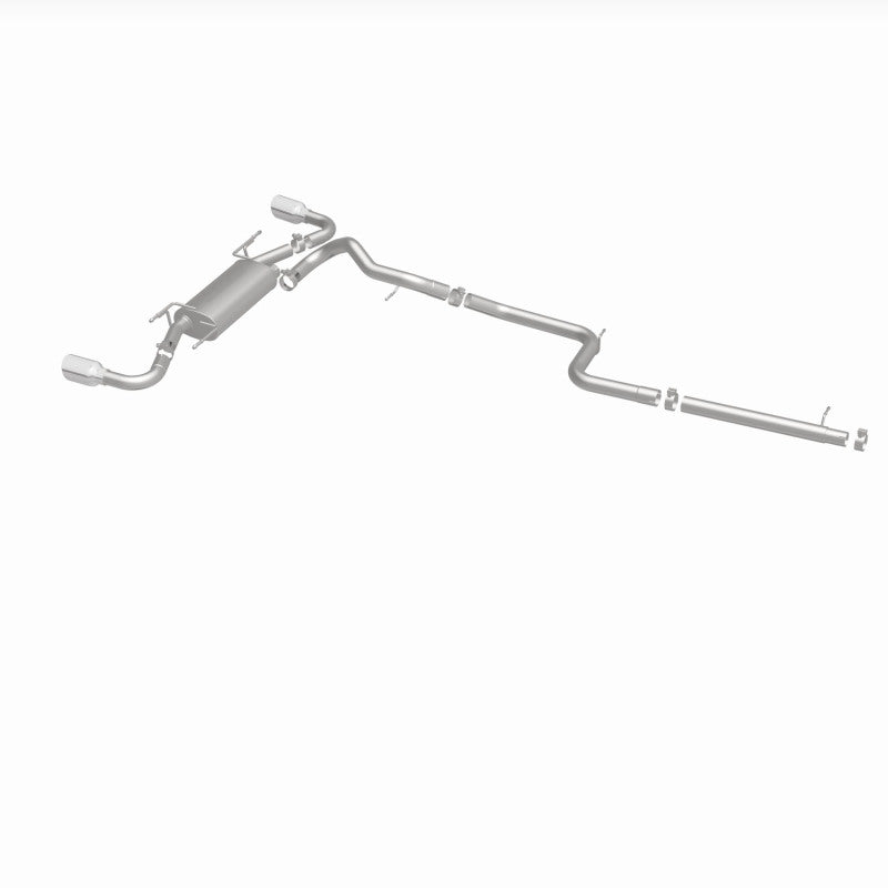 MagnaFlow 10-12 Mazda 3 L4 2.5L Hatchback Split Rear Exit Stainless Cat Back Performance Exhaust Magnaflow Catback  AXOPROS