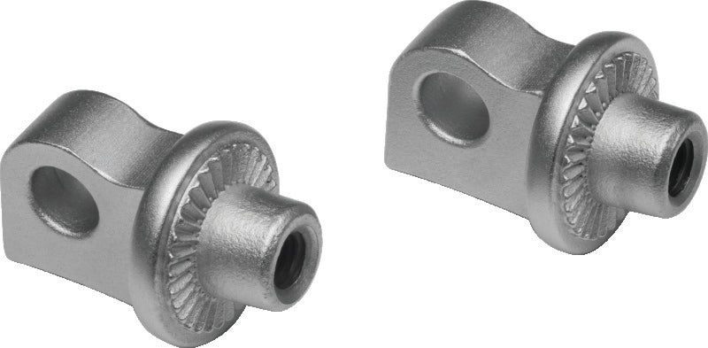 Kuryakyn Splined Peg Adapter Silver Kuryakyn Footpegs  AXOPROS