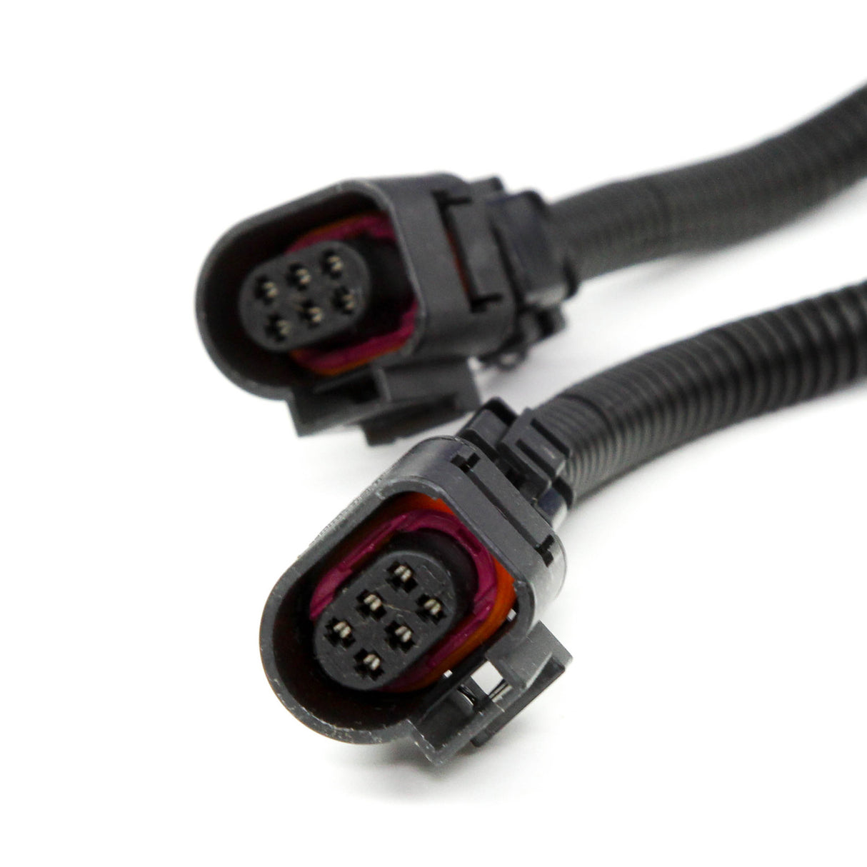 BBK MUSTANG 5.0 FRONT O2 EXTENSIONS - 12IN (PAIR) BBK Performance Parts Oxygen Sensor Wiring Harness  AXOPROS