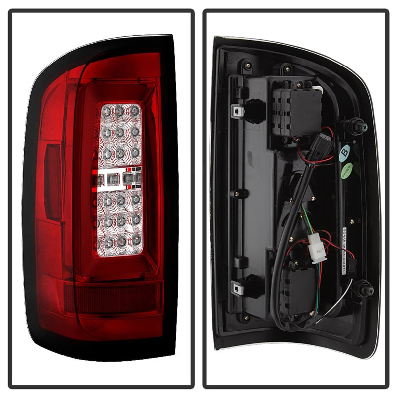 Spyder Chevy Colorado 2015-2017 Light Bar LED Tail Lights - Red Clear ALT-YD-CCO15-LED-RC SPYDER Tail Lights  AXOPROS