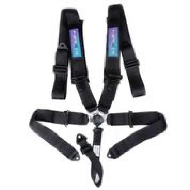 NRG 5PT 3in. Seat Belt Harness / Cam Lock - Black NRG Seat Belts & Harnesses  AXOPROS