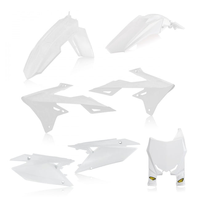 Cycra 19+ Suzuki RMZ 250-450 5 PC. Replica Body Kit - White Cycra Plastics  AXOPROS