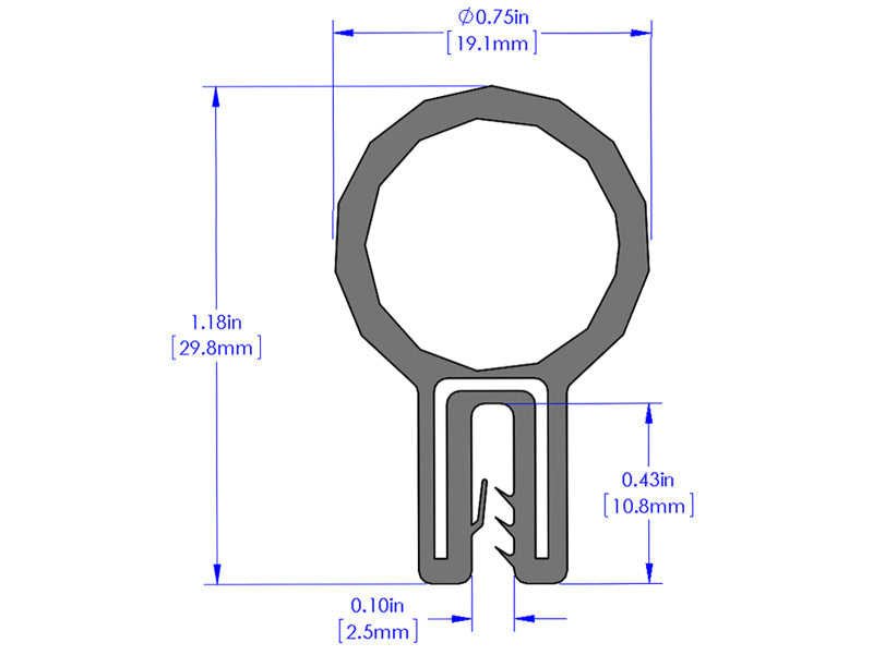 aFe MagnumFORCE Spare Parts Trim Seal Kit (1/16IN X 3/4IN) x 36IN L aFe Air Intake Components  AXOPROS