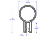 aFe MagnumFORCE Spare Parts Trim Seal Kit (1/16IN X 3/4IN) x 36IN L aFe Air Intake Components  AXOPROS