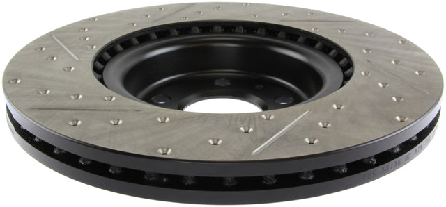 StopTech Slotted & Drilled Sport Brake Rotor Stoptech Brake Rotors - Slot & Drilled  AXOPROS