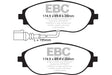 EBC 12+ Volkswagen CC 3.6 Greenstuff Front Brake Pads EBC Brake Pads - Performance  AXOPROS