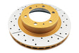 DBA 05-20 Toyota Tacoma (w/6 Lug Wheel & 4 Piston Clpr) Front Drilled & Slotted Street Series Rotor DBA Brake Rotors - Slot & Drilled  AXOPROS