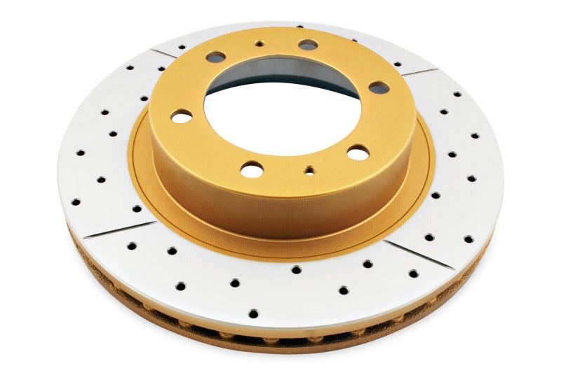 DBA 05-20 Toyota Tacoma (w/6 Lug Wheel & 4 Piston Clpr) Front Drilled & Slotted Street Series Rotor DBA Brake Rotors - Slot & Drilled  AXOPROS
