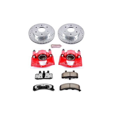 PowerStop Power Stop 99-00 Cadillac Escalade Front Z36 Truck & Tow Brake Kit w/Calipers Brake Kits - Performance D&S aftermarket performance part