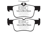 EBC 13+ Ford Fusion 1.6 Turbo Yellowstuff Rear Brake Pads EBC Brake Pads - Performance  AXOPROS