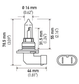 Hella Optilux HB3 9005 12V/65W XY Xenon Yellow Bulb Hella Bulbs  AXOPROS