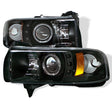 Spyder Dodge Ram 1500 94-01 94-02 Projector Headlights LED Halo LED Blk PRO-YD-DR94-HL-AM-BK SPYDER Headlights  AXOPROS