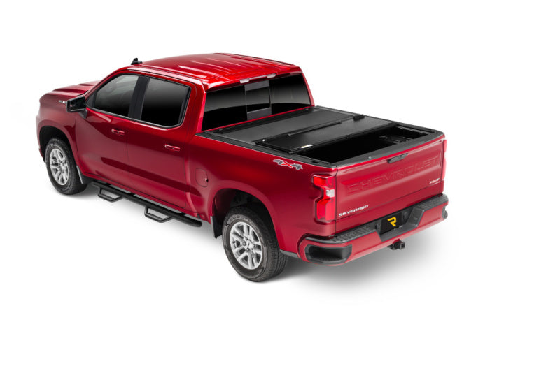UnderCover 19-20 Chevy Silverado 1500 5.8ft (w/ or w/o MPT) Armor Flex Bed Cover - Black Textured Undercover Bed Covers - Folding  AXOPROS
