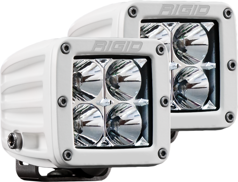 Rigid Industries Marine - Dually - Flood - Set of 2 Rigid Industries Light Bars & Cubes  AXOPROS