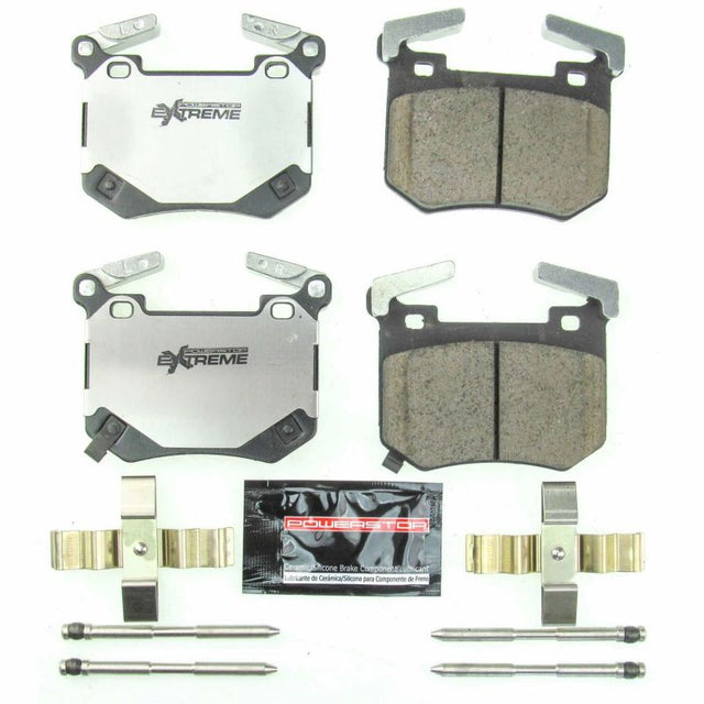 Power Stop 18-19 Kia Stinger Rear Z26 Extreme Street Brake Pads w/Hardware PowerStop Brake Pads - Performance  AXOPROS