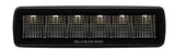 Hella Universal Black Magic 6 L.E.D. Mini Light Bar - Flood Beam Hella Fog Lights  AXOPROS
