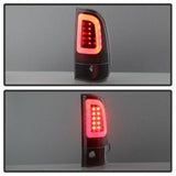 Spyder 08-16 Ford Super Duty F-250 V3 Light Bar LED Tail Lights - Black (ALT-YD-FS07V3-LBLED-BK) SPYDER Tail Lights  AXOPROS