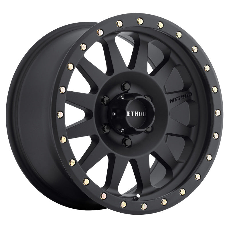 Method MR304 Double Standard 17x8.5 0mm Offset 6x135 94mm CB Matte Black Wheel Method Wheels Wheels - Cast  AXOPROS