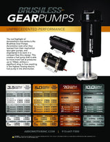 Aeromotive Brushless Spur Gear Fuel Pump w/TVS Controller - Universal - In-Tank - 10gpm Aeromotive Fuel Pumps  AXOPROS