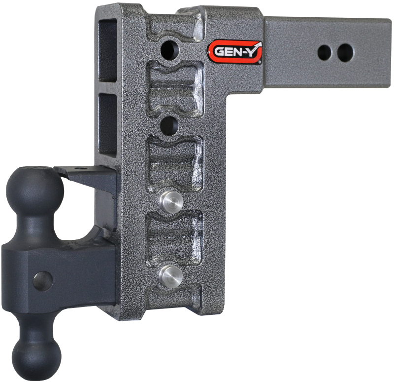 Gen-Y Mega Duty 3in Shank 9in Drop 3.5K TW 32K Hitch w/GH-0161 Dual-Ball/GH-0162 Pintle Lock GEN-Y Hitch Hitch Receivers  AXOPROS