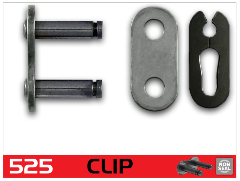 RK Chain 525 Clip Link - Natural RK Chain Chains  AXOPROS