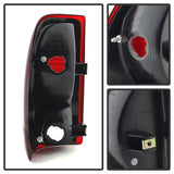 Xtune Dodge Dakota 1997-2004 OEM Style Tail Lights -Red Smoked ALT-JH-DDAK97-OE-RSM SPYDER Tail Lights  AXOPROS