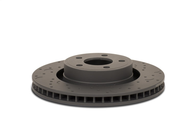 Hawk Talon 2008 Lexus LX570 Drilled and Slotted Rear Brake Rotor Set Hawk Performance Brake Rotors - Slot & Drilled  AXOPROS