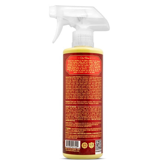 Chemical Guys Leather Quick Detailer Care Spray - Matte Finish - 16oz Chemical Guys Surface Cleaners  AXOPROS