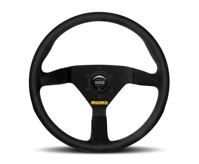 Momo MOD78 Steering Wheel 350 mm -  Black Suede/Black Spokes MOMO Steering Wheels  AXOPROS