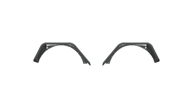 Road Armor 18-20 Jeep Wrangler JL Stealth Rear Fender Flare Body Armor - Tex Blk Road Armor Fender Flares  AXOPROS