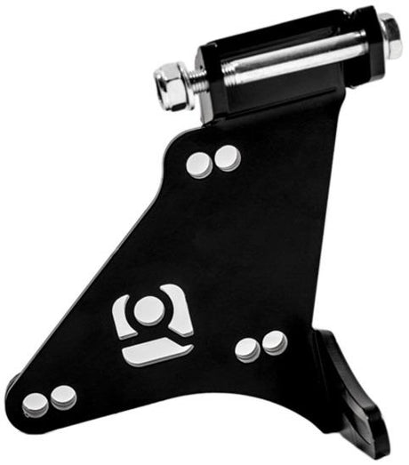 Innovative N/A H-Series Black Steel H22 Alternator Relocation Bracket Innovative Mounts Brackets  AXOPROS